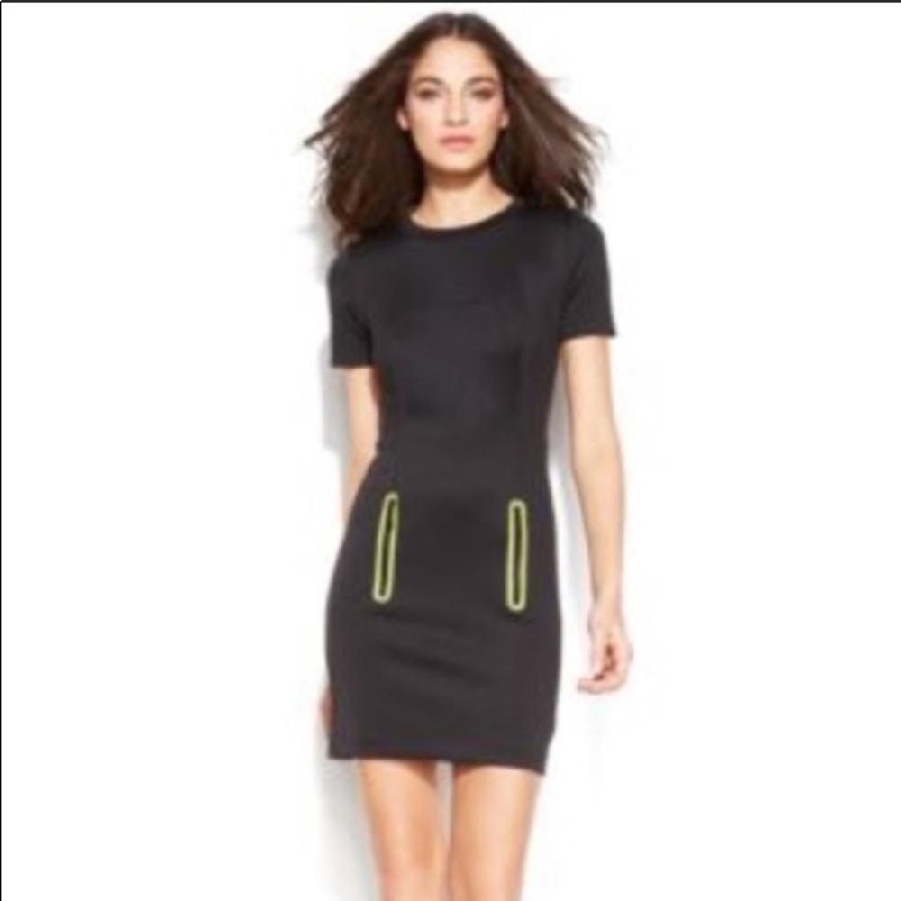 NWT stunning Michael Kors dress with green accent